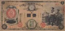 Giappone 1 Yen - Sailors - 1877