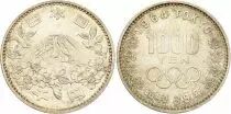 Giappone 100 Yen - Olympics Games 1964 - Silver