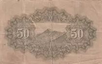 Giappone 50 Sen - Bird - Mountain - ND (1942-1944) - P.59