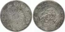 Giappone 50 Sen Dragon - 1871 Meiji 4 -  em ex