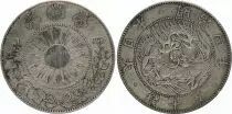 Giappone 50 Sen Dragon - 1871 Meiji 4 - 1 er ex