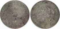 Giappone 50 Sen Dragon - 1871 Meiji 4 - 5 em ex
