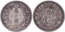 Giappone 50 Sen Dragon - 1905 Mutsuhito Year 38