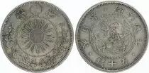 Giappone 50 Sen Dragon (Small) - 1871 Meiji 4 - 1 er ex
