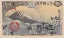 Giappone 50 Sen Mont Fuji - 1938 - Bloc  831
