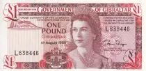 Gibilterra 1 Pound - Elizabeth II - 1988 - Serial L - P.20e