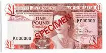 Gibilterra 1 Pound Elisabeth II - House