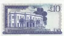 Gibilterra 10 Pounds Elizabeth II - Governor\'s House - 1986 - Serial A - P.22b
