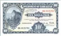 Gibilterra 10 Schillings - 50 Pence - Touristic note 1934  2018 - UNC