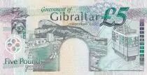 Gibilterra 5 Pounds Elizabeth II - Millenium issue - 2000
