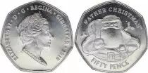 Gibilterra 50 Cents - Elizabeth II - Father Christmas 2018