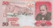 Gibilterra 50 Pounds Elisabeth II - Wiston Churchill - 2006 - P.34