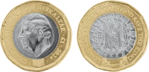 Gibraltar 1 Pound - Charles III - Coronation - Bimetallic - 2023