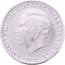 Gibraltar 10 Pence - Charles III - Coronation - 2023