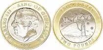 Gibraltar 2 Pounds - Charles III - Noël - 2024