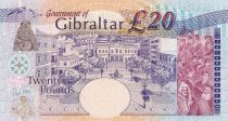 Gibraltar 20 Pounds Elizabeth II - Millenium issue - 2000