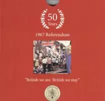 Gibraltar Proof set 8 coins - Referundum 1967-2017