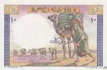 Gibuti 10 Francs - Young man - Specimen 156 - 1946