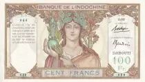 Gibuti 100 Francs - Statue of Angkor - Specimen - 1938 - UNC