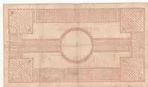 Gibuti 100 francs Papeete Tahiti overprint on red Djibouti - 02-01-1920 Serial V.5