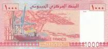 Gibuti 1000 Francs - A.A. Ouddoun - Harbor - 2005 (2021) - Neuf - P.42b - Prefix H