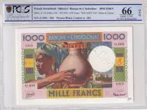 Gibuti 1000 Francs - Banque de l\'Indochine - 1946 - Specimen - PCGS 66 OPQ