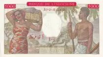 Gibuti 1000 Francs - Woman seated - Specimen - 1938 - UNC - P.10s