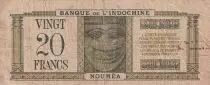 Gibuti 20 Francs - Impr. Australienne - ND (1944) - P.49