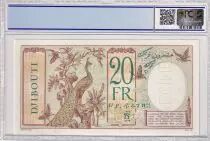 Gibuti 20 Francs - Peacock - Sp&eacute;cimen - ND (1936) - PCGS 64