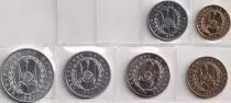 Gibuti Set of 6 Coins - 1991-1999