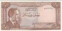 Giordania 1/2 Dinar King Hussein - Forum - 1965