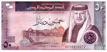Giordania 50 Dinars - King Abdallah II - Wadi Rum - 2022 - Serial AC