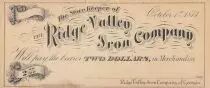 Goergien  2 dollars - Ridge Valley - Iron Company - VF