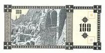 Goergien 100 Kuponi ND1993 - Tatzminda Mount  - P.28 - UNC - Serial 218