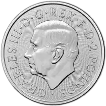 Grande Bretagne 2 Pounds Charles III - 1 Once Britannia - 2026 - Argent
