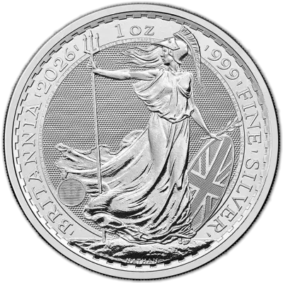 Grande Bretagne 2 Pounds Charles III - 1 Oz Britannia - 2026 - Silver
