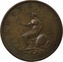 Grande Bretagne George III - 1/2 Penny, 2e Portrait - 1799 Soho