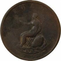 Grande Bretagne George III - 1/2 Penny, 3rd Portrait - 1799 Soho