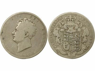 Grande Bretagne George IV - 1/2 Crown Argent - 1826 Londres