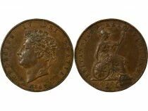 Grande Bretagne George IV - 1/2 Penny - 1827 Londres