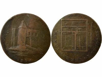 Grande Bretagne Jeton, Charles Heaths Bay Maker Colchester - 1794