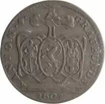 Graubunden 1 Schweizer Batzen Batzen, Arms