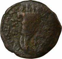 Gr&egrave;ce (Egypte) Ptol&eacute;m&eacute;e IX & Cl&eacute;op&acirc;tre III - Hemiobole - 116 / 107 Av JC Cyr&egrave;ne