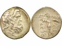 Grèce (Thessalie) Ligue Thessalienne, Gorgias & Themistogenes - Statère Argent - 150 / 50 Av JC