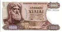 Grèce 1000 Drachmes  - Zeus - 1970