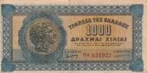 Gr&egrave;ce 1000 Drachmes - Pi&egrave;ce d\'Alexandre - 1941 - P.117