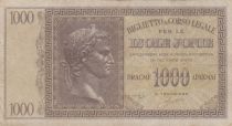 Grèce 1000 Drachmes Caesar - Ile Ionnienne - 1941 - TTB - 2nd ex