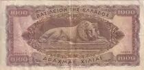 Gr&egrave;ce 1000 Drachms - Monnaies - Lion - 1950 - P.326a