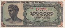 Grèce 1000000 Drachmes - Dieu - Parthénon - 1944 - P.127a