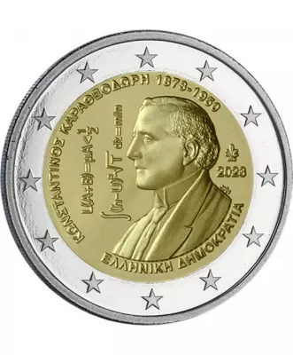 Gr�ce 150 ans de Constantin Carath�odory - 2 Euros Comm�mo. UNC 2023